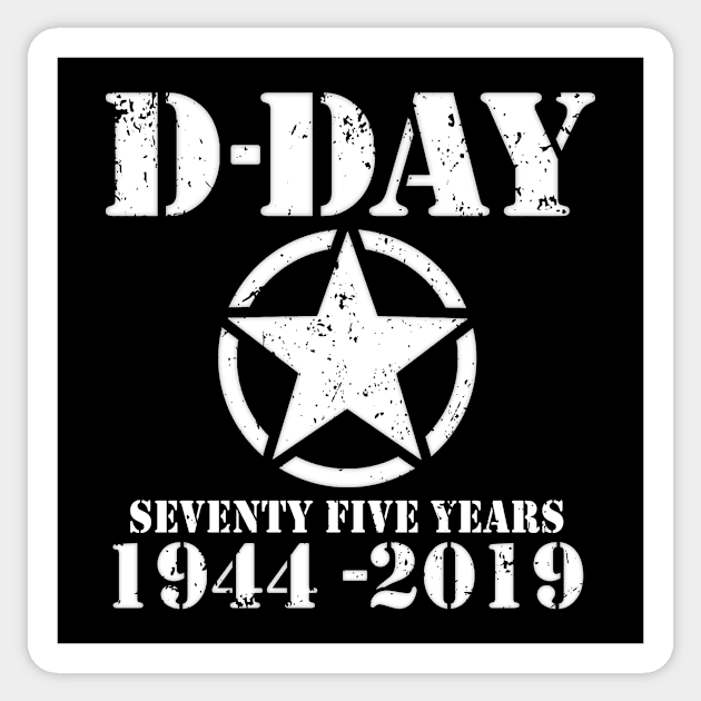 D-Day 75 Year Anniversary Sticker by SeattleDesignCompany